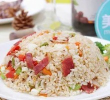 Iron Plate Bacon Fried Rice