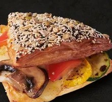 Steak Mushroom Cheese Croissant