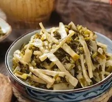 Bamboo Shoots with Preserved Mustard Greens