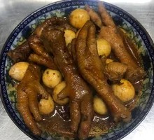Braised Chicken Feet with Quail Eggs