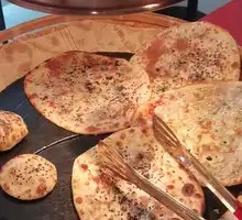 Pickled Mustard Greens and Pork Flatbread