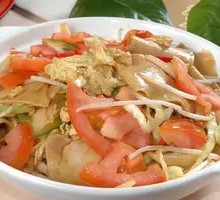 Stir-Fried Hand-Torn Noodles