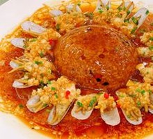 Steamed Clams with Sticky Rice