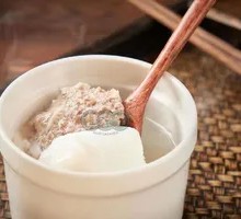 Signature Egg and Pork Pudding Soup