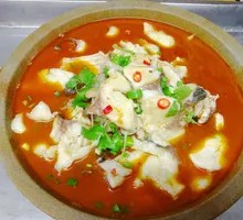 Tofu Stone Pot Fish