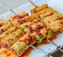 Tofu Skin and Cilantro Rolls