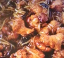 Chicken Stewed with Mushrooms