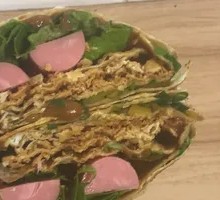 Ham Sausage Pancake