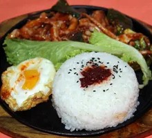 Iron Plate Squid Rice