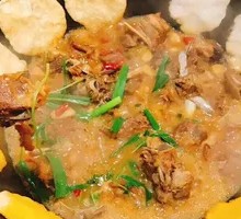 Firewood Pot-Stewed Goose