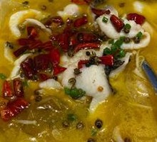 Large Bowl Sour Cabbage Fish