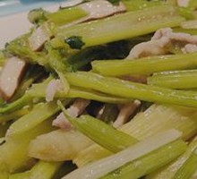 Celery Tofu Skin and Pork Stir-fry