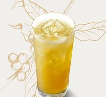Ice-Shaken Lemon Tea without Tea, with Hibiscus