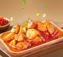 Crispy Potato with Fried Potatoes