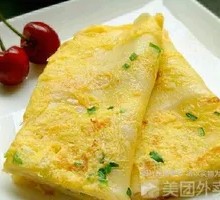 Green Pepper Ham Egg Pancake