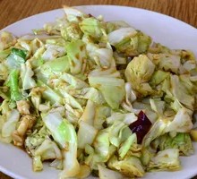 Glass Noodles Stir-fried with Cabbage