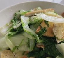 Stir-Fried Tofu with Greens