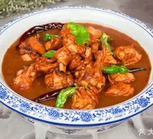Spicy Chicken with Potatoes in Dry Pot
