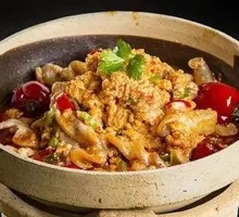 Fish Roe and Offal Stew