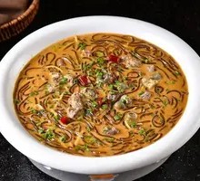 Stewed Sand Clam and Tofu Noodles