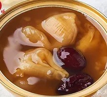 Longan Oatmeal Fish Maw Dessert