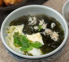 Seaweed and Shrimp Egg Drop Soup