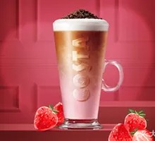 Strawberry Cookie Flavor Latte