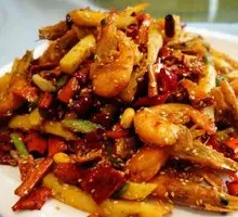 Spicy Potato Stick Shrimp