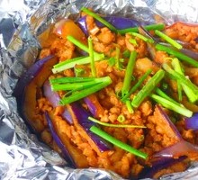 Eggplant and Minced Pork Rice