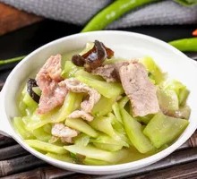 Cucumber and Pork Slices