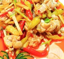 Sichuan-style Frog with Pickled Chili