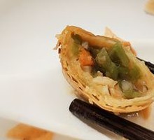 Homemade Hand-Deconstructed Crab Paste Spring Rolls