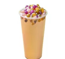 Colorful Taro Balls Milk Tea