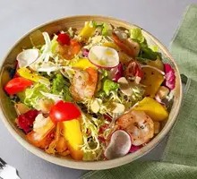 Mango Shrimp Watercress Salad