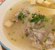 Fried Tofu Beef Noodle Soup