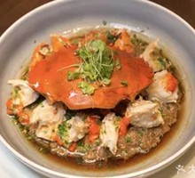 Black Pig Meat Steamed Blue Crab