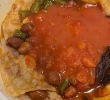Volcano Mashed Potato Noodles