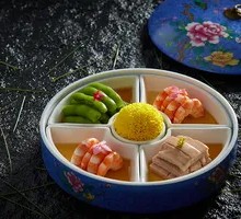 Sauce-Flavored Three-Dish Platter
