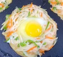 Bird's Nest Egg Pancake