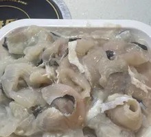 Black fish slices