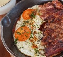 North African Steak and Egg
