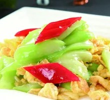 Egg and Loofah Stir-fry