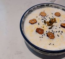 Egg Milk Sweet Rice Wine Porridge