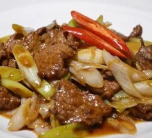 Scallion Stir-Fried Beef