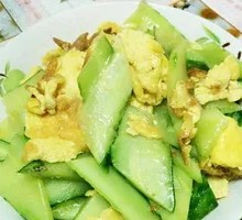 Cucumber and Egg Stir-fry