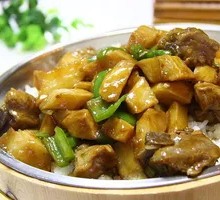 Potato Chicken Bucket Rice