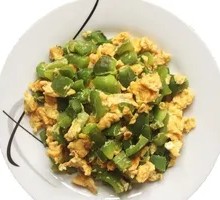 Egg with Green Pepper