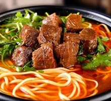 Braised Beef Noodles Stirred