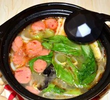 Corn Sausage Rice Noodles