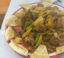 Small Portion Big Plate Chicken